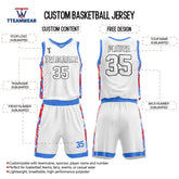 Custom Brush Stripe Basketball Jersey Uniform